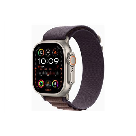 Apple Watch Ultra 2 GPS + Cellular, 49 mm Tytanowa obudowa z pętlą alpejską Indigo - średni Inteligentny zegarek Apple Ultra 2 4